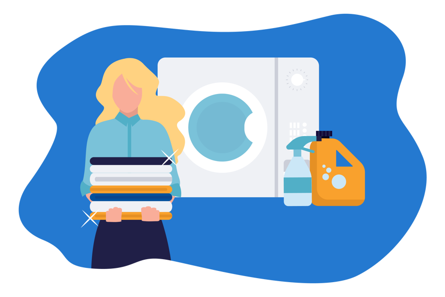 Lavar fundas en lavadora